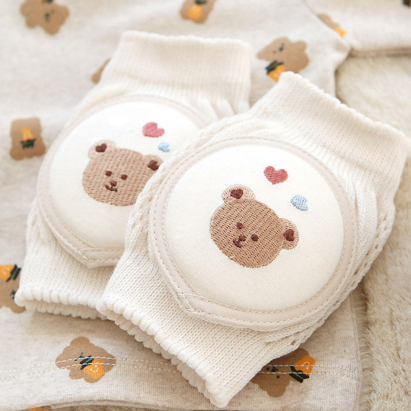 Summer Thin Baby Knee Pads Baby Cotton Mesh Mother And Baby Supplies Crawling Children Toddler Elbow Pads