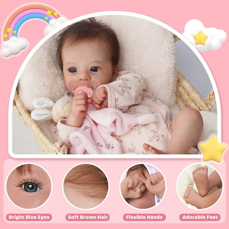 18 inch Reborn Dolls Felicia simulation baby cute doll cross-border hot selling