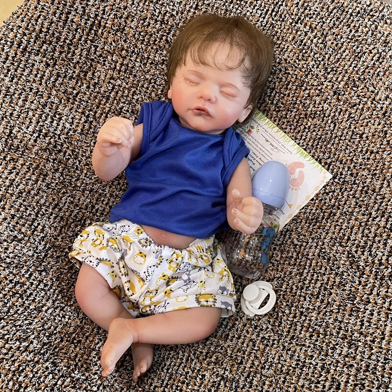 45cm Reborn Doll Sam Full Soft Enamel Simulation Doll