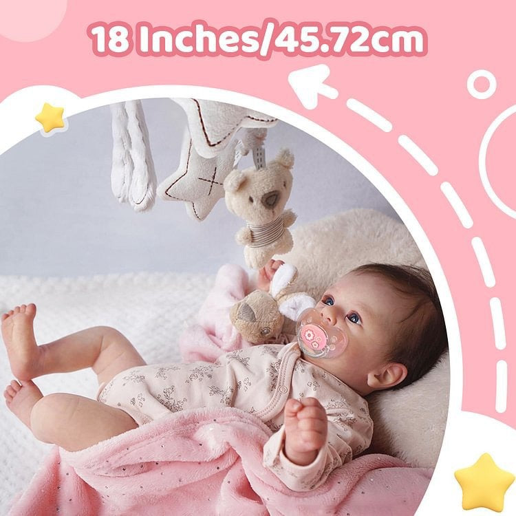 18 inch Reborn Dolls Felicia simulation baby cute doll cross-border hot selling